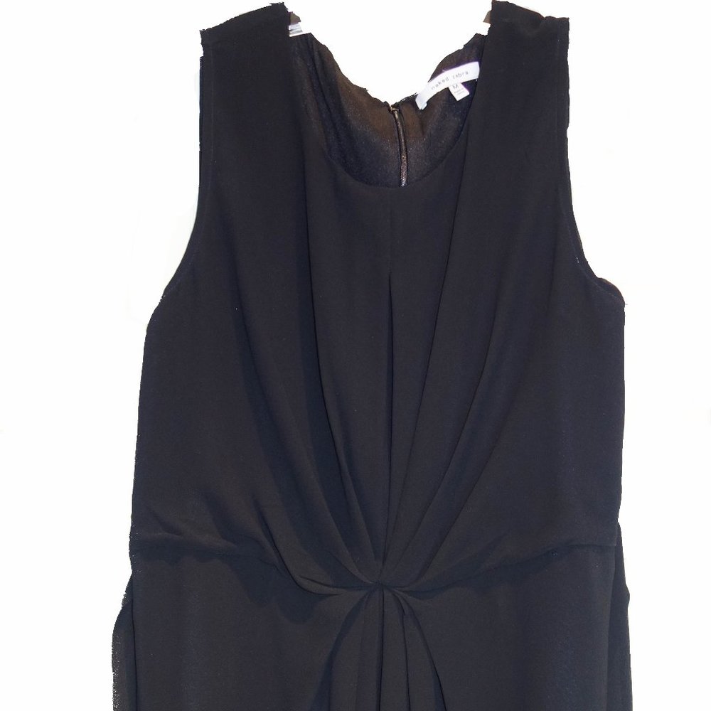 Naked Zebra sleeveless black dress sz Medium